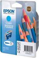 Картридж Epson  Т0322 Cyan C13T03224010 синій C13T03224010