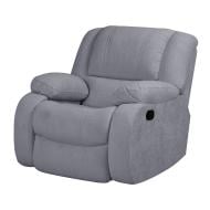 Кресло FRISCO Ремо-20 с механическим реклайнером серый