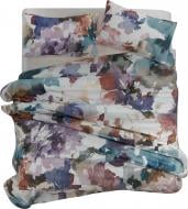 Комплект постільної білизни Palette сімейний білий із блакитним Gabel