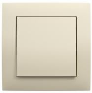 Кнопка звонка одноклавишный Logus без подсветки слоновая кость 21151 TMF