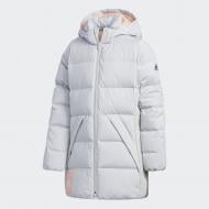 Пуховик Adidas YG J LONG DOWN EH4175 серый