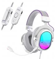 Гарнитура игровая FIFINE H16 7.1 White RGB (H16W)