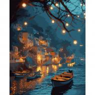 Картина по номерам Вечерняя гавань 40x50 см Santi