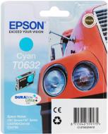 Картридж Epson  Т0632 Сyan C13T06324A10 синій C13T06324A10