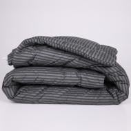 Одеяло антиаллергенное №149 Сolor Fun Line 17-0611 Stripe Black Thinsulate демисезон 200x220 см MirSon черный