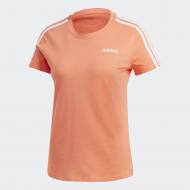 Футболка Adidas W E 3S SLIM TEE EI0764 р.XS коралловый