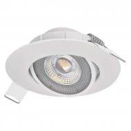 Светильник точечный Emos 450 Лм 5 Вт LED-модуль 3000 К белый ZD3121