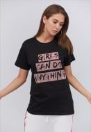 Футболка YAPPI Boyfriend WB2027 р.S черный