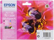 Набір картриджів Epson  T0735 Multipack (C, M, Y, Bk) C13T10554A10 багатокольоровий C13T10554A10