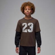 Футболка Jordan JDB MVP 23 2FER TEE 95F359-X25 р.12-13YRS коричневый