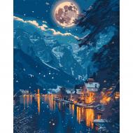 Картина по номерам Ночь в горах 40x50 см Santi