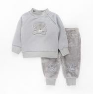 Комплект Dexter`s Костюм теплый с аппликацией Teddy Bear серый р.74 7291311