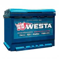 Аккумулятор автомобильный Westa 74Ah 720A 12V «+» слева (WPR741)