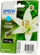 Картридж Epson  Т0592 Сyan C13T05924010 синий C13T05924010