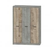 УЦІНКА! Шафа SOKME 3Д Барі ВУДКОН/ДУБ ГРАНЖ (УЦ №53)