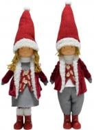 Декорація новорічна хлопчик/дівчинка стоячі 2 види 60 см