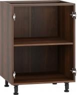 Тумба нижняя распашная 600x820x522 мм орех темный