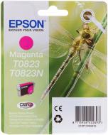 Картридж Epson  T0823 Magenta C13T11234A10 пурпурний C13T11234A10