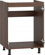 Тумба нижня під мийку 600x820x522 мм горіх темний