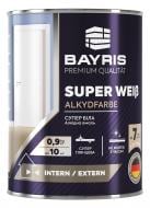 Эмаль универсальная алкидная Bayris Super Weiss белый высокий глянец 0,9 кг