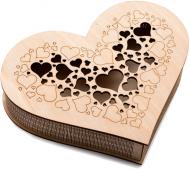 Шкатулка с гравировкой Сердечки WHEARTBOX03-2 ZABAVA