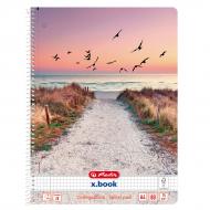 Блокнот Happy Days Beach Dawn Рассвет А4 80 листов клетка 50039302D Herlitz