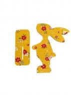 Декорация пасхальная Забава Кролик желтый 21x15 см