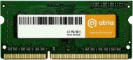 Оперативна пам'ять ATRIA SODIMM DDR3 4 GB (1x4GB) 1600 MHz (UAT31600CL11SLK1/4)