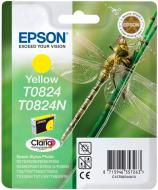 Картридж Epson  T0824 Yellow C13T11244A10 жовтий C13T11244A10