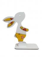 Декорация пасхальная Забава Кролик в желтых шортах 21x15 см