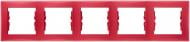 Рамка пятиместная Schneider Electric Sedna горизонтальная красный SDN5800941