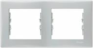 Рамка двухместная Schneider Electric Sedna горизонтальная серый SDN5800333