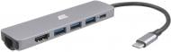 Док-станція 2E USB-C Slim Aluminum Multi-Port 6in1 (2EW-2684)