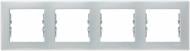 Рамка четырехместная Schneider Electric Sedna горизонтальная серый SDN5800733
