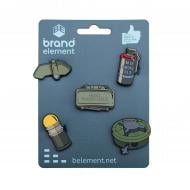 Набір Brand Element Джиббітсів "Military Arsenal" для кроксів
