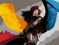 Картина по номерам Крылатая Украина 35x45 см Rosa Start