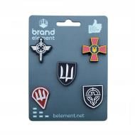 Набор Brand Element Джиббитсов «Значки» для кроксов