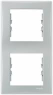 Рамка двухместная Schneider Electric Sedna вертикальная серый SDN5801133