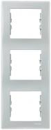 Рамка трехместная Schneider Electric Sedna вертикальная серый SDN5801333