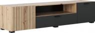 Тумба под ТВ Світ Меблів Зара 1,8 1800x425x420 мм графит/дуб артизанграфит
