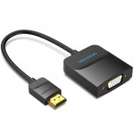 Переходник Vention HDMI M – VGA F 1080P 60Hz 0,15 м черный (42154)