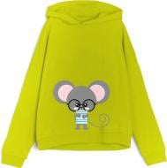 Худи для девочки KOSTA р.134 зеленый лайм 1989-8