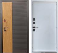 Двері вхідні Strimex Nissha антрацит / білий 960x2070 мм ліві