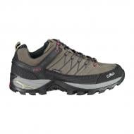 Кросівки чоловічі CMP RIGEL LOW TREKKING SHOES WP 3Q13247-02PD р.43 бежево-чорні