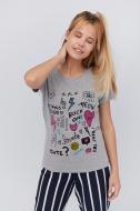 Футболка YAPPI Basic WG1049 р.L серый