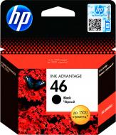 Картридж HP  №46 Ink Advantage Black CZ637AE чорний CZ637AE