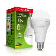 Лампа акумуляторна LED Eurolamp 18 Вт E27 185 В 4500 К LED-A90-18274(EM)