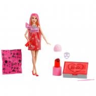 Игровой набор Barbie Кукла Barbie "Party Unboxed" серии "Бьюти-вечеринка" в розово-красных тонах JFY68