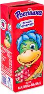 Йогурт 1.5% питьевой с наполнителем Малина-банан Ростишка 207г