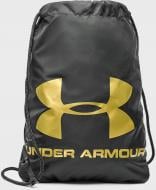 Сумка-мішок Under Armour Ozsee Sackpack 1240539-010 16 л чорний із золотим